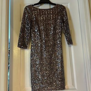 Sequin fitted dress